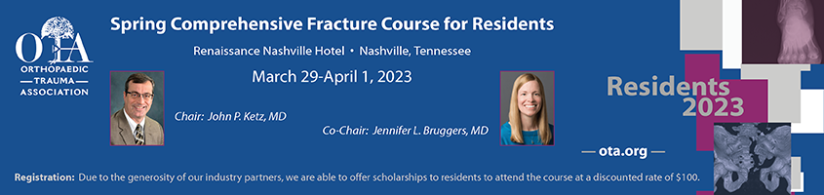 Resident Course banner for marketing materials