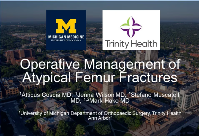 Operative Management of Atypical Femur Fractures